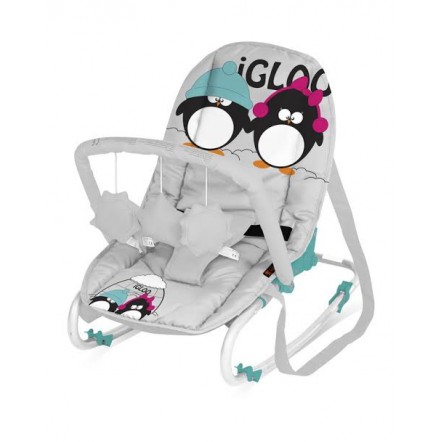 Шезлонг Bertoni TOP RELAX (grey green igloo)